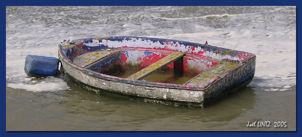 Barque en Baie de Somme - photographie
