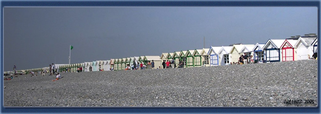cabines de Cayeux sur Mer - photographie