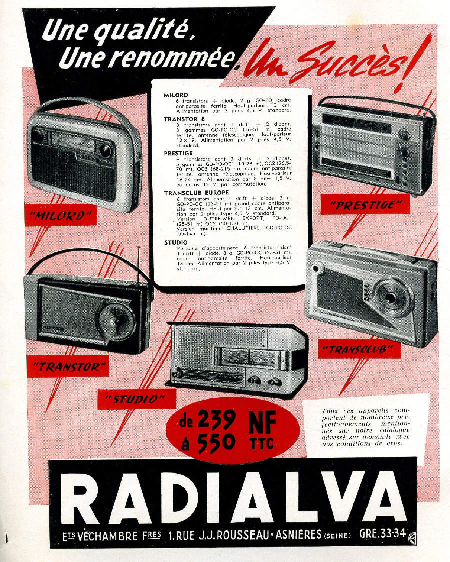 radialva catalogue