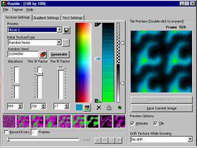 Reptile textures