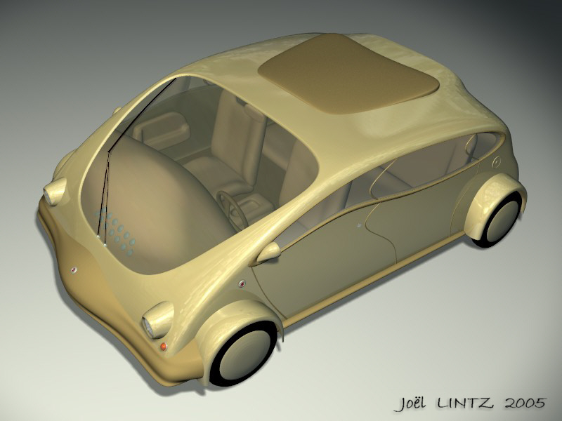 voiture blender prototype car